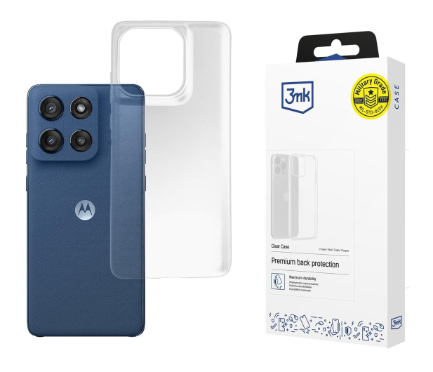 3mk Clear Case do Motorola Moto Edge 60/60 Fusion - 1511560 - zdjęcie